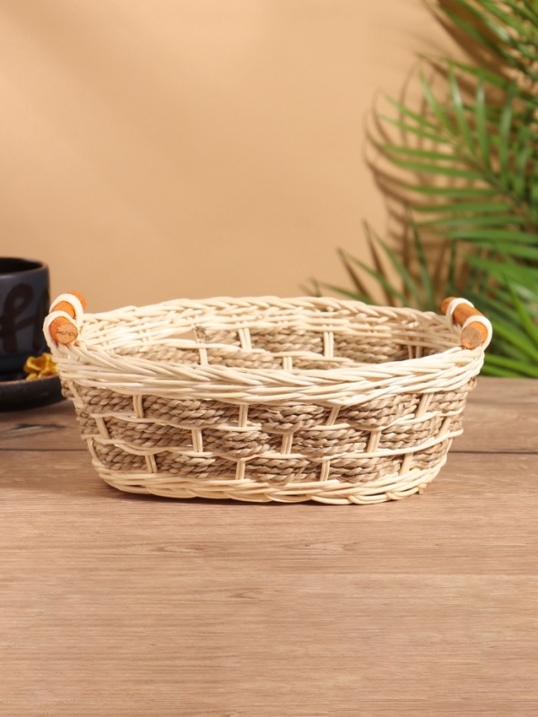 Корзина плетеная 25x19x9 см, ротанг