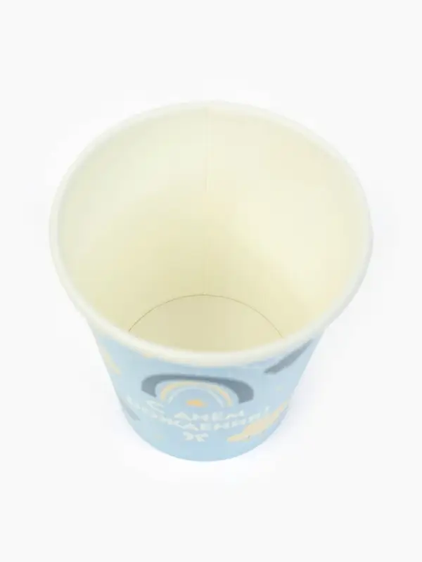 Стакан одноразовый бумажный &laquo;С Днём рождения&raquo;, голубой, 250мл