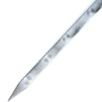 Набор шампуров в колчане, 6 шт, деревянная ручка "Шар", 73(50) х 1,2 х 0,25 см, серый