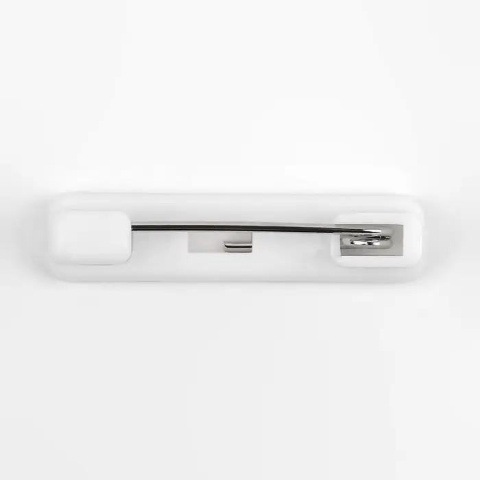 Основа для броши, 22 мм, 20 шт, цвет белый