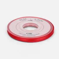 Лента атласная двухсторонняя №0250 6мм*25&plusmn;1м алый TR