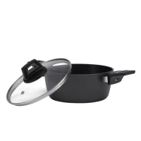 Кастрюля со стеклянной крышкой 20 см Graphit-20C 2,2 литра