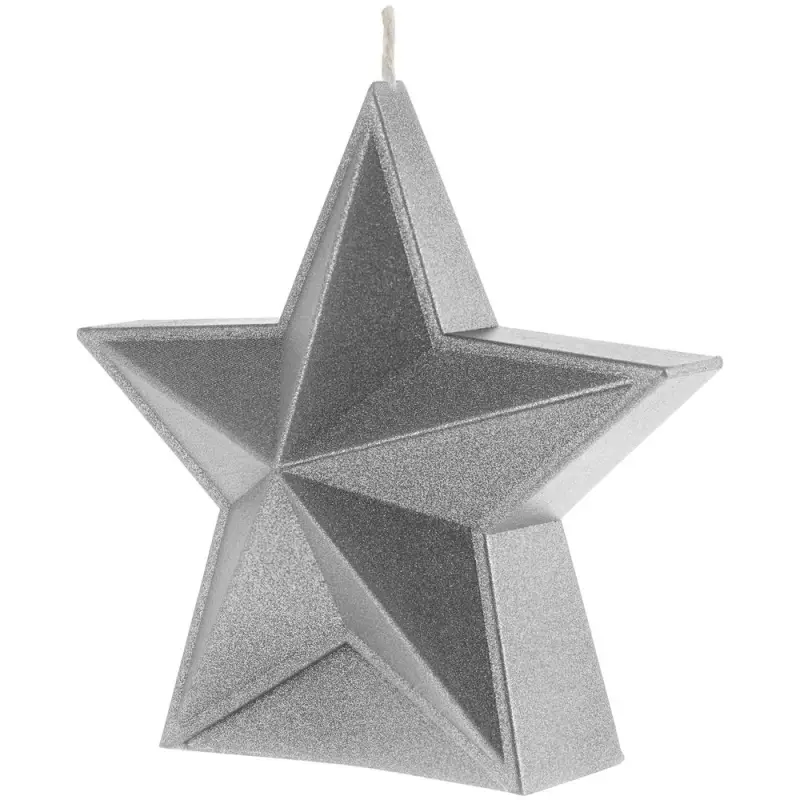 Свеча High Five, серебристая Свеча High Five, серебристая