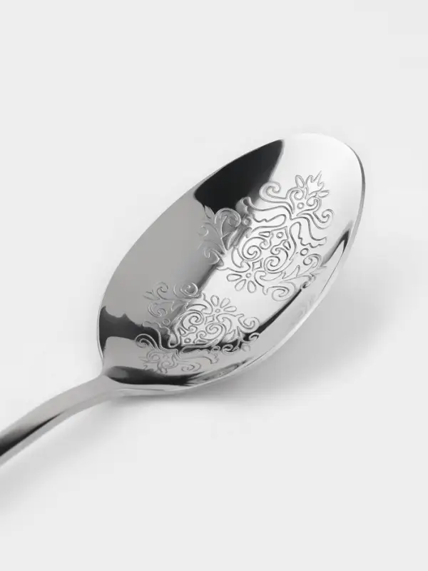 Набор ложек столовых 6 шт "Эмили" 20,5 см, цвет серебро