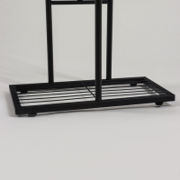 Подставка для цветов Greengo, 7 полок, 43 &times; 22 &times; 126 см, напольная, металл, чёрная