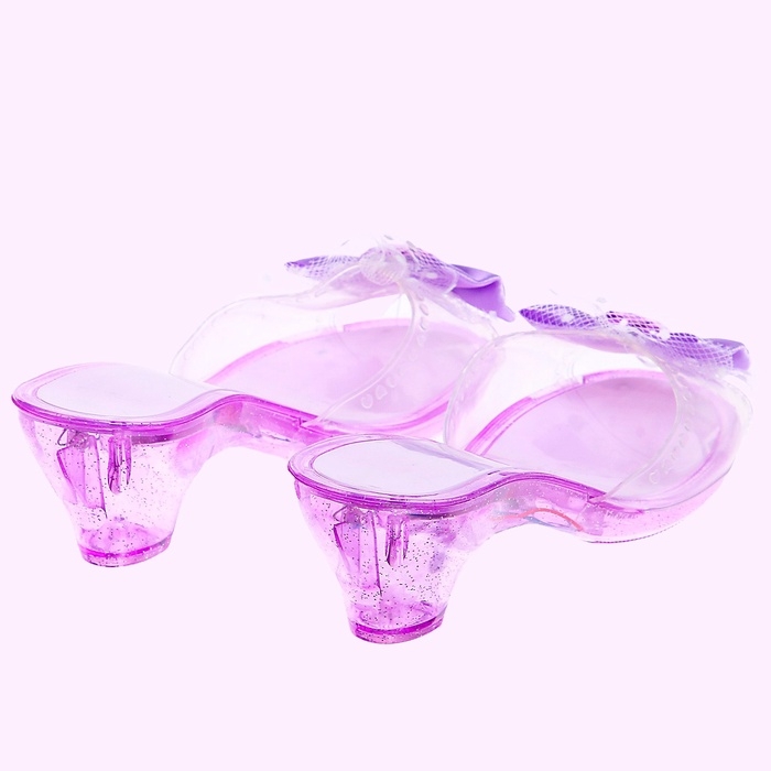 Набор украшений &laquo;Туфельки для принцессы&raquo;, свет, фиолетовый
