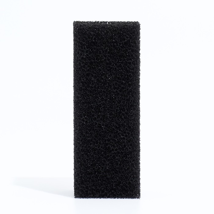Губка прямоугольная для фильтра № 1, ретикулированная 30 PPI, 4 х 4,5 х 11 см, черная