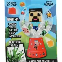 Набор для опытов &laquo;Живой аквариум: Пиксельный мир&raquo;, вырасти травку