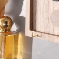 Крючки декоративные дерево "Ветки монстеры в вазе" 2,5х19,5х19,5 см