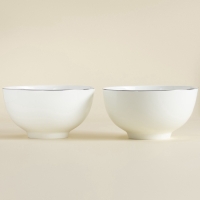 Салатники SL Home &laquo;Каскарон&raquo;, 1,4 л, d=18 см, набор 2 шт, костяной фарфор, белые