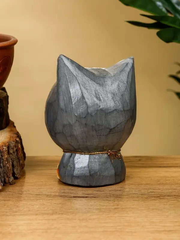 Сувенир &laquo;Котик&raquo;, 8&times;7&times;10 см, дерево, серый