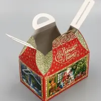 Подарочная новогодняя коробка &laquo;Атмосфера&raquo; Ларец малый 18.5&times;12.5&times;19 см