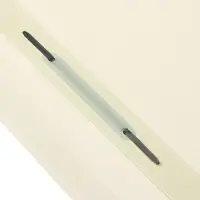 Папка-скоросшиватель Calligrata, А4, 160 мкм, "Акварель", ванильный, прозрачный верх