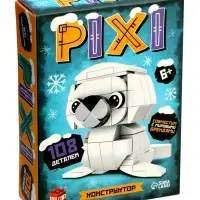 UNICON Конструктор "Pixi", тюлень, 108 деталей