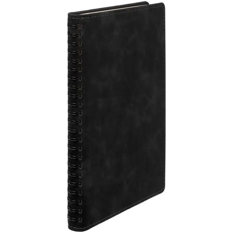 Ежедневник Spring Urban на заказ, недатированный, черный