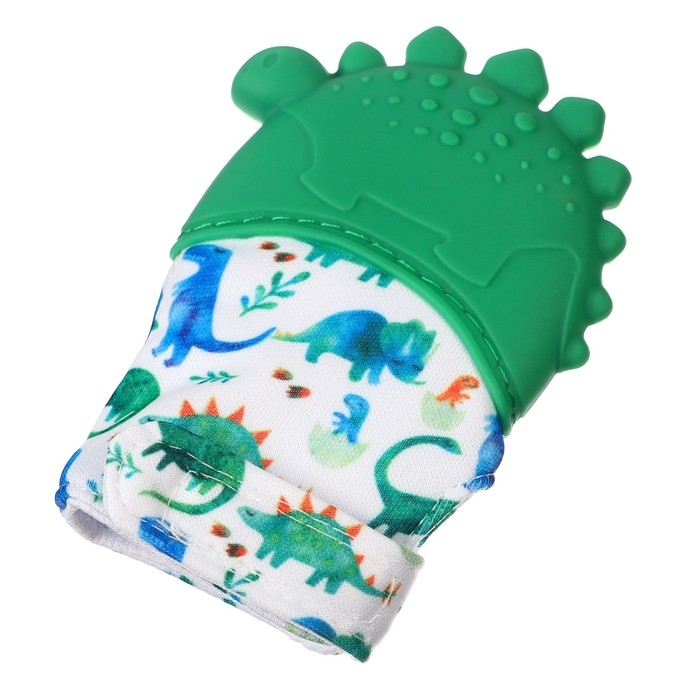 Прорезыватель-рукавичка &laquo;Динозаврик&raquo;, Крошка Я,
