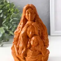 Фигура &laquo;Сила рода&raquo;, 14&times;9.5&times;7 см, красная глина