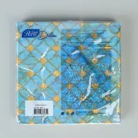 Салфетки бумажные трёхслойные &laquo;Витраж&raquo;, 33х33, 20 шт