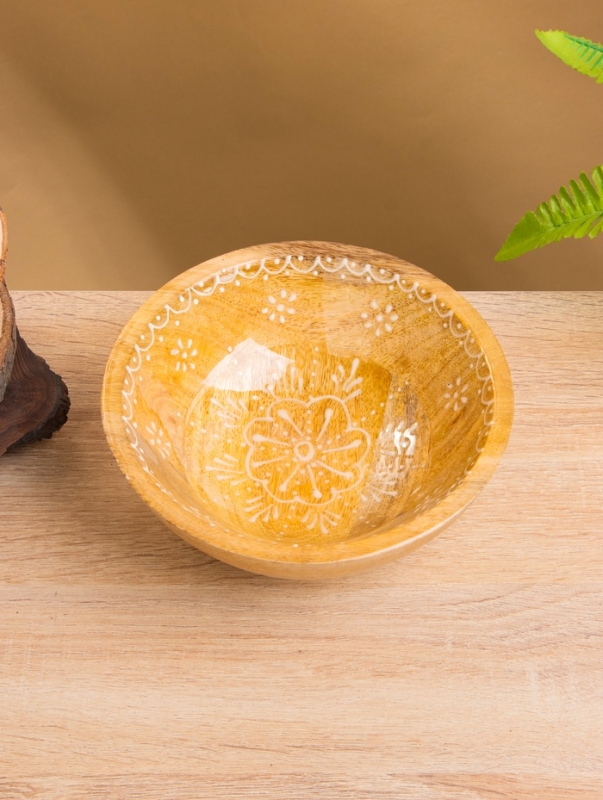 Миска "Пряник" дерево манго 17,5х17,5х6,5 см