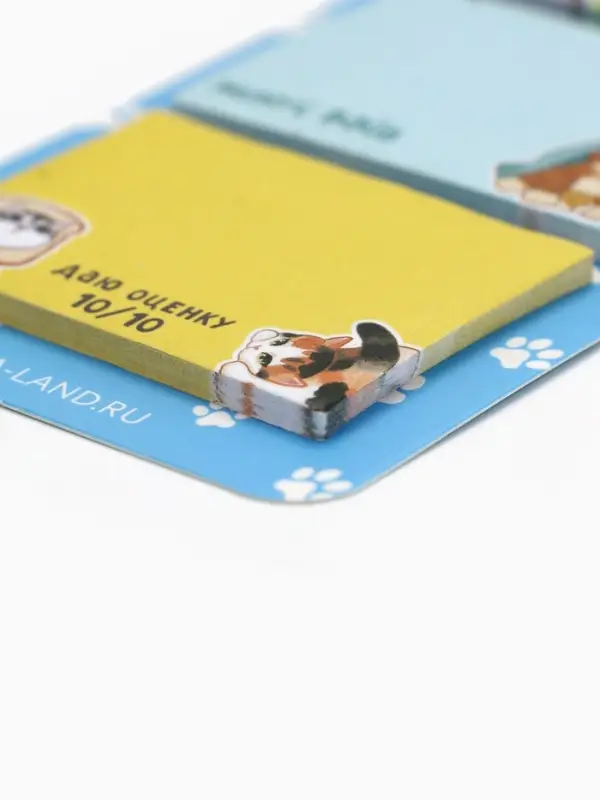 Стикеры с липким слоем &laquo;Котейки&raquo;, 3 шт, 30 л