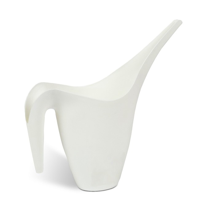 Лейка, 1 л, без рассеивателя, белая , Greengo