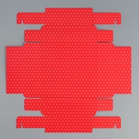 Коробка для конфет, кондитерская упаковка, 9 ячеек, &laquo;Я люблю тебя&raquo;, сердечки, 14.5 х 14.5 х 3.5 см