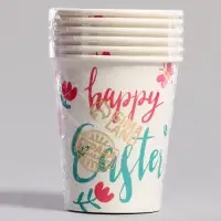 Стаканы бумажные одноразовые &laquo;Пасха&raquo;, 6 шт.
