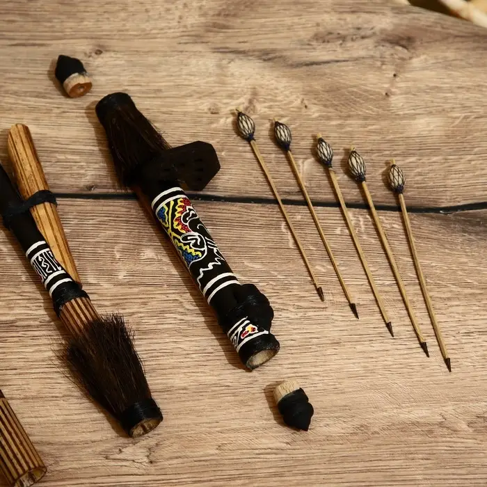 Сувенирное оружие сарбакан "Охота" 106х7х3 см