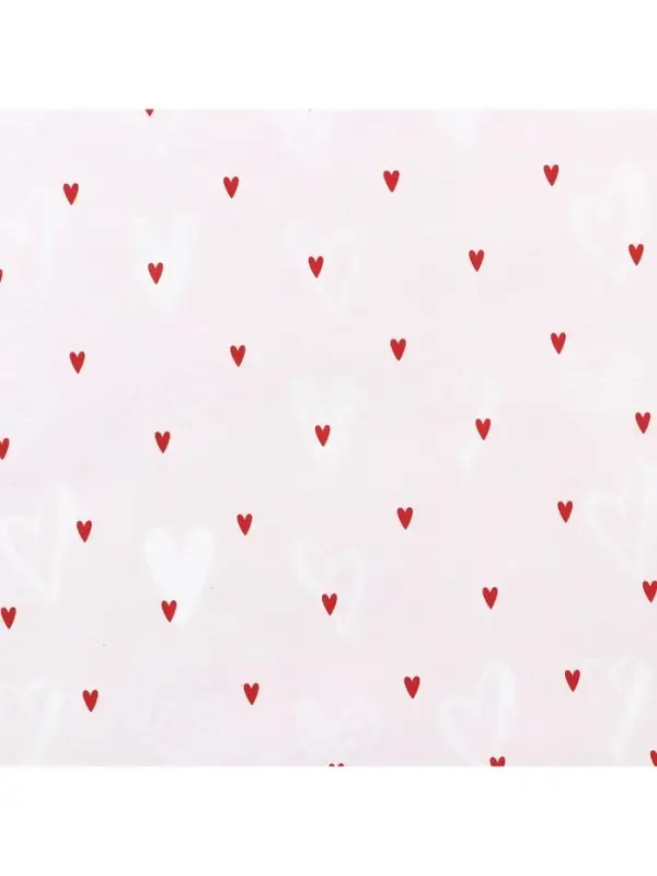 Бумага упаковочная глянцевая двухсторонняя &laquo;С любовью&raquo;, 70 х 100 см