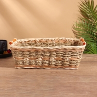 Корзина плетеная 30x22x11 см, ротанг