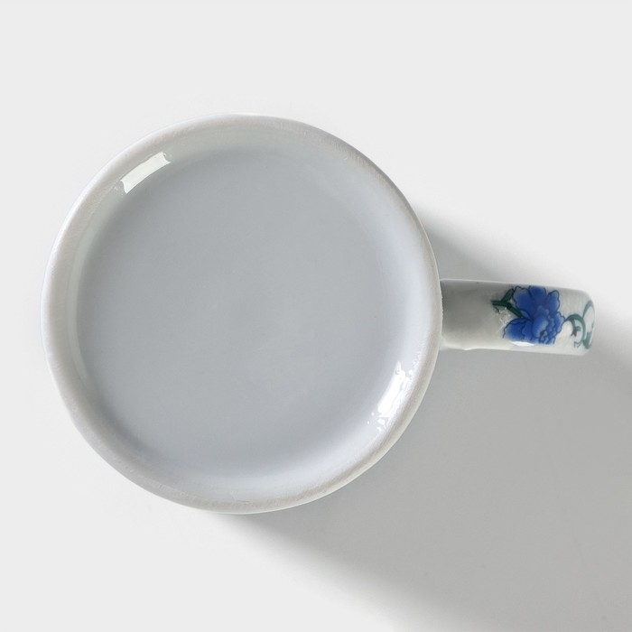 Кружка керамическая с крышкой и ситом &laquo;Цветение роз&raquo;, 300 мл