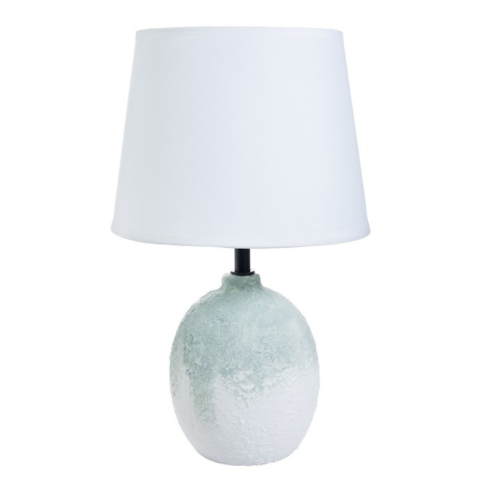 Настольная лампа "Зефир" Е14 40Вт белый голубой 30х30х33см RISALUX