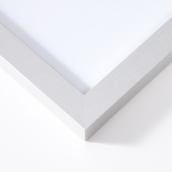 Фоторамка МДФ "Ellis" 30х40 см с паспарту, серебро