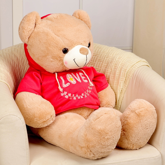 Мягкая игрушка &laquo;Медведь&raquo; в кофте, 95 см, цвет коричневый