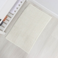 Коврик для дома LaDо́m, букли, плотность 1000 г, 50&times;80 см, цвет белый