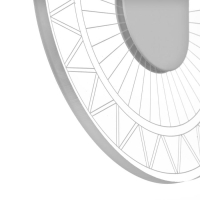 Светильник BayerLux 1610/1WT LED 8Вт 4000К белый 12х35 см