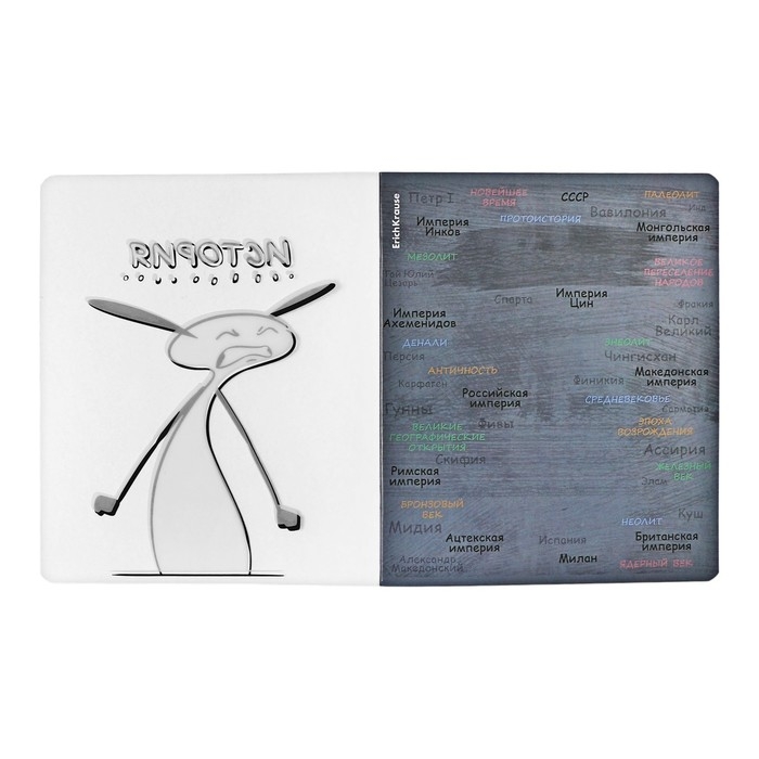 Комплект предметных тетрадей 48 листов, 12 штук, ErichKrause "Чубрик", пластиковая обложка, шелкография, блок офсет 100% белизна, инфо-блок