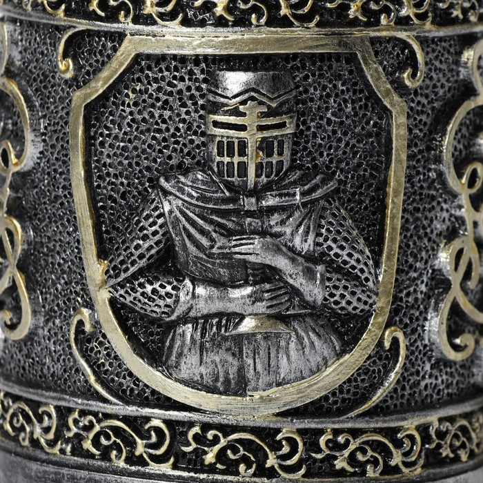 Кружка &laquo;Рыцарь&raquo;, 400 мл, серебристый