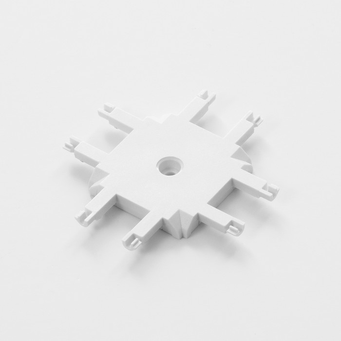 Коннектор SLIM "Х-образный" 4-жильный белый 0,7х4х2см