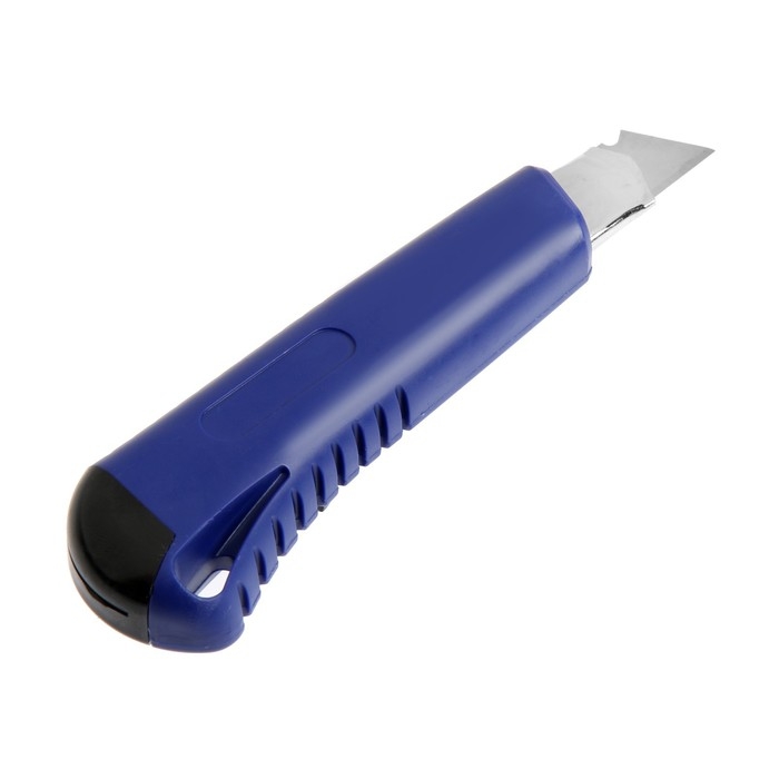 Нож универсальный ТУНДРА, металлическая направляющая, винтовой фиксатор, 18 мм