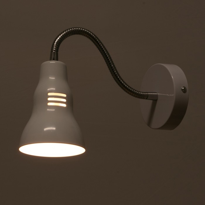 Бра 1865/1WT E27 40Вт белый 9х39х13 см