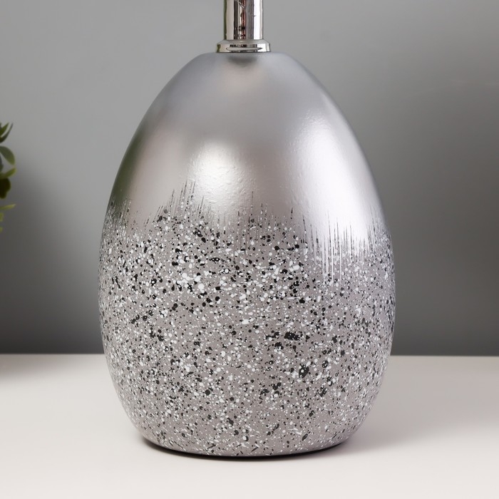 Настольная лампа "Лиднер" Е14 40Вт серо-серебристый 23х23х36 см