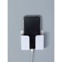 Настенный держатель для телефона, 10&times;8,7&times;2,8 см, цвет белый