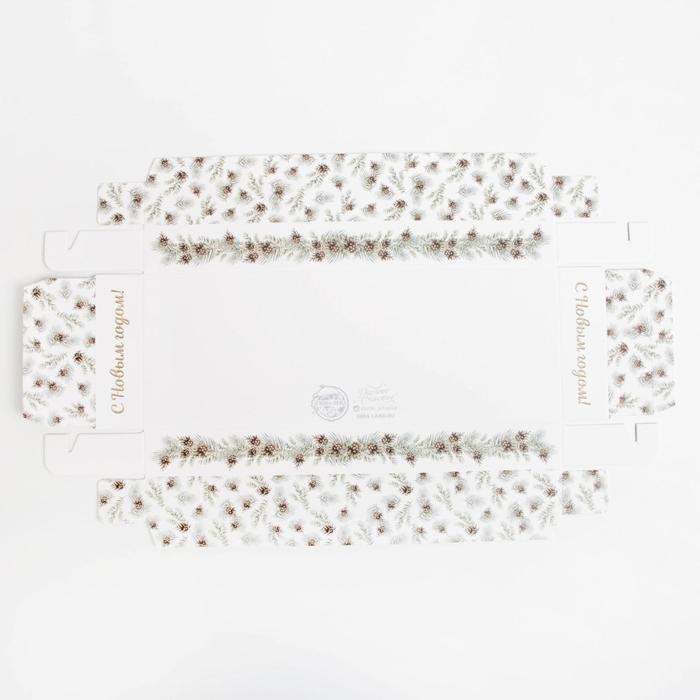 Коробка для десерта &laquo;Snow&raquo;, 26, 2 х 8 х 9,7 см, Новый год