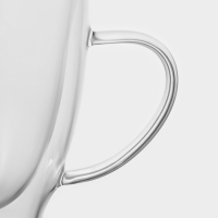 Набор стеклянных кружек с двойными стенками Magistro &laquo;Капучино&raquo;, 300 мл, 12&times;9&times;11 см, 2 шт