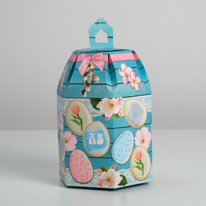 Коробка кондитерская складная, упаковка &laquo;Светлая Пасха&raquo;, 16,5 х 14,5 х 21 см