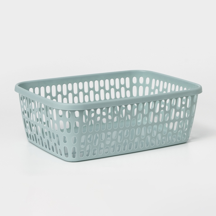 Корзина для хранения, 35&times;25&times;12 см, цвет МИКС