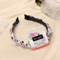 Ободок для волос "Феличе" 1,2 см, одуванчики, микс