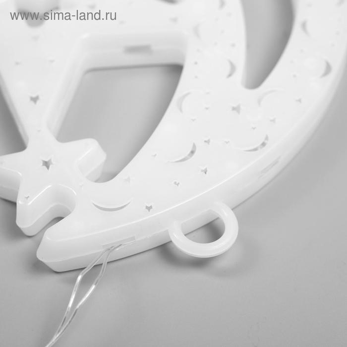 Светодиодная фигура &laquo;Месяц&raquo; 20 &times; 30 см, пластик, 220 В, свечение мульти (RG/RB)