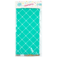 Скатерть &laquo;Квадратики&raquo;, 137 &times; 183 см., цвет зелёный